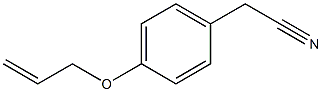 [4-(allyloxy)phenyl]acetonitrile Struktur