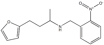 [4-(furan-2-yl)butan-2-yl][(2-nitrophenyl)methyl]amine Struktur