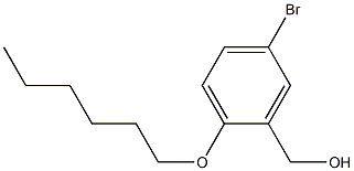 [5-bromo-2-(hexyloxy)phenyl]methanol Struktur