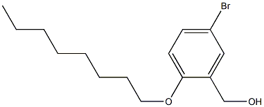 [5-bromo-2-(octyloxy)phenyl]methanol Struktur