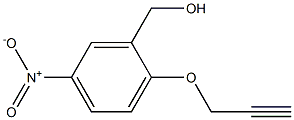 [5-nitro-2-(prop-2-yn-1-yloxy)phenyl]methanol Struktur