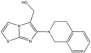 [6-(3,4-dihydroisoquinolin-2(1H)-yl)imidazo[2,1-b][1,3]thiazol-5-yl]methanol Struktur