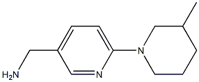 [6-(3-methylpiperidin-1-yl)pyridin-3-yl]methylamine Struktur