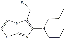 [6-(dipropylamino)imidazo[2,1-b][1,3]thiazol-5-yl]methanol Struktur