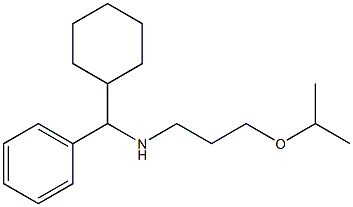 [cyclohexyl(phenyl)methyl][3-(propan-2-yloxy)propyl]amine Struktur