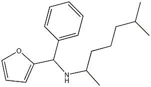 [furan-2-yl(phenyl)methyl](6-methylheptan-2-yl)amine Struktur