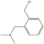 {[2-(chloromethyl)phenyl]methyl}dimethylamine Struktur