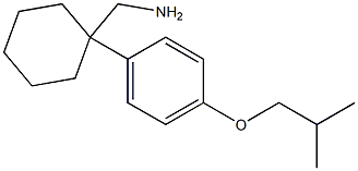 {1-[4-(2-methylpropoxy)phenyl]cyclohexyl}methanamine Struktur