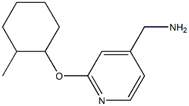 {2-[(2-methylcyclohexyl)oxy]pyridin-4-yl}methanamine Struktur