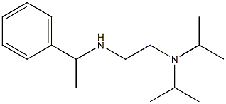 {2-[bis(propan-2-yl)amino]ethyl}(1-phenylethyl)amine Struktur