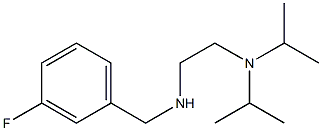 {2-[bis(propan-2-yl)amino]ethyl}[(3-fluorophenyl)methyl]amine Struktur