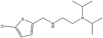 {2-[bis(propan-2-yl)amino]ethyl}[(5-chlorothiophen-2-yl)methyl]amine Struktur