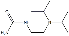 {2-[bis(propan-2-yl)amino]ethyl}urea Struktur