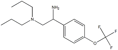 {2-amino-2-[4-(trifluoromethoxy)phenyl]ethyl}dipropylamine Struktur