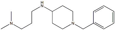 {3-[(1-benzylpiperidin-4-yl)amino]propyl}dimethylamine Struktur