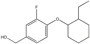 {4-[(2-ethylcyclohexyl)oxy]-3-fluorophenyl}methanol Struktur