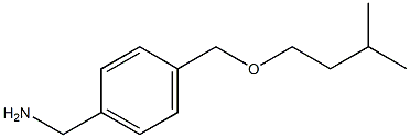 {4-[(3-methylbutoxy)methyl]phenyl}methanamine Struktur