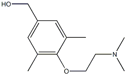 {4-[2-(dimethylamino)ethoxy]-3,5-dimethylphenyl}methanol Struktur