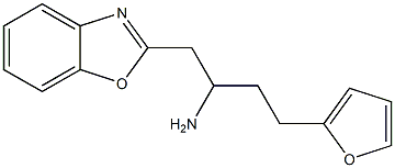 1-(1,3-benzoxazol-2-yl)-4-(furan-2-yl)butan-2-amine Struktur