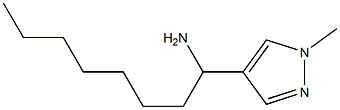 1-(1-methyl-1H-pyrazol-4-yl)octan-1-amine Struktur