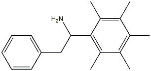 1-(2,3,4,5,6-pentamethylphenyl)-2-phenylethan-1-amine Struktur