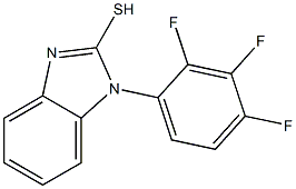 1-(2,3,4-trifluorophenyl)-1H-1,3-benzodiazole-2-thiol Struktur