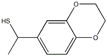 1-(2,3-dihydro-1,4-benzodioxin-6-yl)ethane-1-thiol Struktur