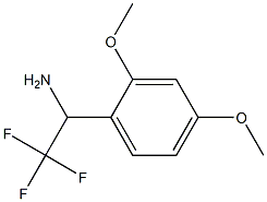 1-(2,4-dimethoxyphenyl)-2,2,2-trifluoroethan-1-amine Struktur