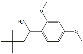 1-(2,4-dimethoxyphenyl)-3,3-dimethylbutan-1-amine Struktur