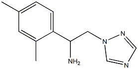 1-(2,4-dimethylphenyl)-2-(1H-1,2,4-triazol-1-yl)ethanamine Struktur