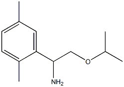 1-(2,5-dimethylphenyl)-2-(propan-2-yloxy)ethan-1-amine Struktur