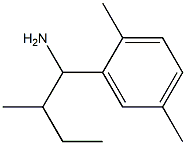 1-(2,5-dimethylphenyl)-2-methylbutan-1-amine Struktur