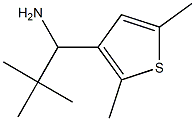 1-(2,5-dimethylthiophen-3-yl)-2,2-dimethylpropan-1-amine Struktur