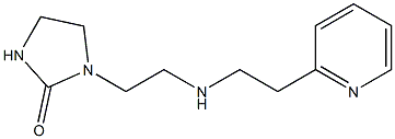 1-(2-{[2-(pyridin-2-yl)ethyl]amino}ethyl)imidazolidin-2-one Struktur