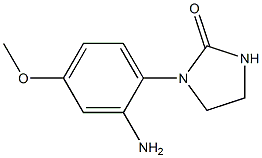 1-(2-amino-4-methoxyphenyl)imidazolidin-2-one Struktur