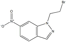 1-(2-bromoethyl)-6-nitro-1H-indazole Struktur