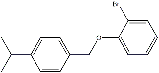 1-(2-bromophenoxymethyl)-4-(propan-2-yl)benzene Struktur