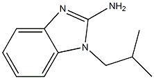 1-(2-methylpropyl)-1H-1,3-benzodiazol-2-amine Struktur