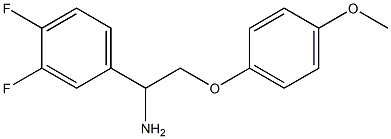 1-(3,4-difluorophenyl)-2-(4-methoxyphenoxy)ethanamine Struktur