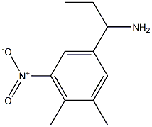 1-(3,4-dimethyl-5-nitrophenyl)propan-1-amine Struktur