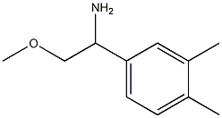 1-(3,4-dimethylphenyl)-2-methoxyethan-1-amine Struktur