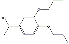 1-(3,4-dipropoxyphenyl)ethan-1-ol Struktur