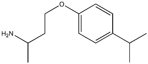 1-(3-aminobutoxy)-4-(propan-2-yl)benzene Struktur