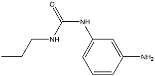 1-(3-aminophenyl)-3-propylurea Struktur