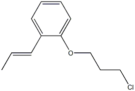 1-(3-chloropropoxy)-2-(prop-1-en-1-yl)benzene Struktur