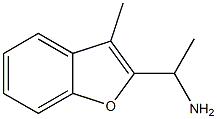 1-(3-methyl-1-benzofuran-2-yl)ethanamine Struktur