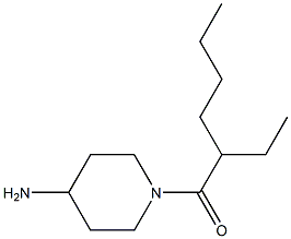 1-(4-aminopiperidin-1-yl)-2-ethylhexan-1-one Struktur