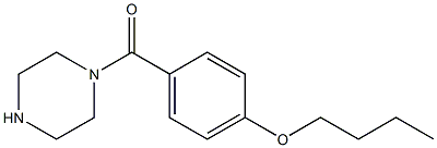 1-(4-butoxybenzoyl)piperazine Struktur