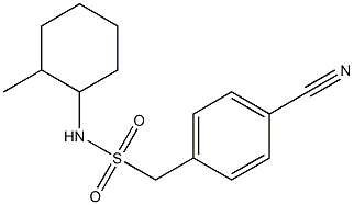 1-(4-cyanophenyl)-N-(2-methylcyclohexyl)methanesulfonamide Struktur