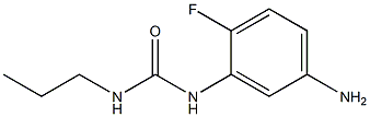 1-(5-amino-2-fluorophenyl)-3-propylurea Struktur